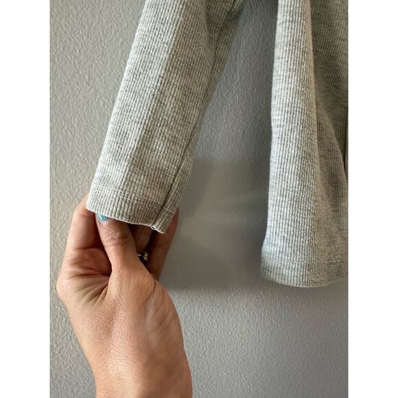 Beau Hudson Sweater Baby 9-12 Months Gray Cardigan Ribbed Unisex Minimalist - Picture 6 of 8